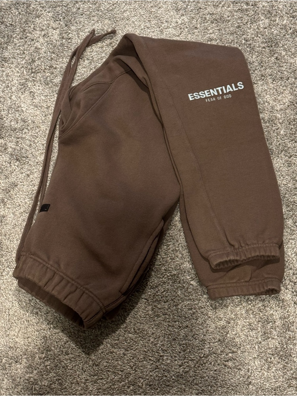 Fear of God Essentials Taupe Brown Sweatpants